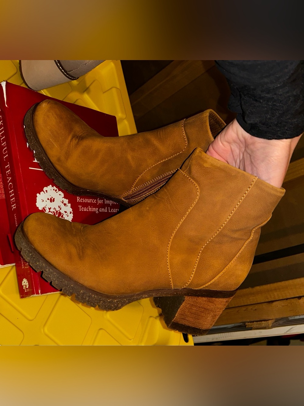 Korks Women’s Tan Suede Ankle Boots - Classic Side-Zip Chelsea Style